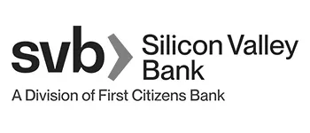 SVB Silicon Valley Bank logo with tagline A Division of First Citizens Bank.