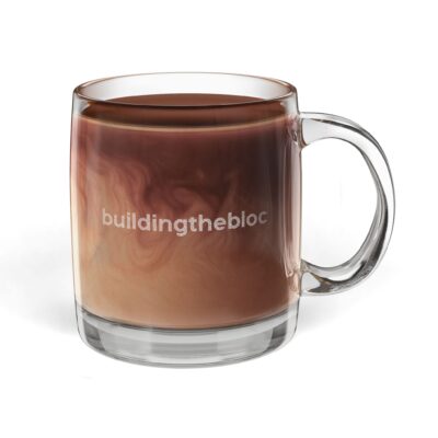 Engraved Glass Coffee Mug 12.25oz
